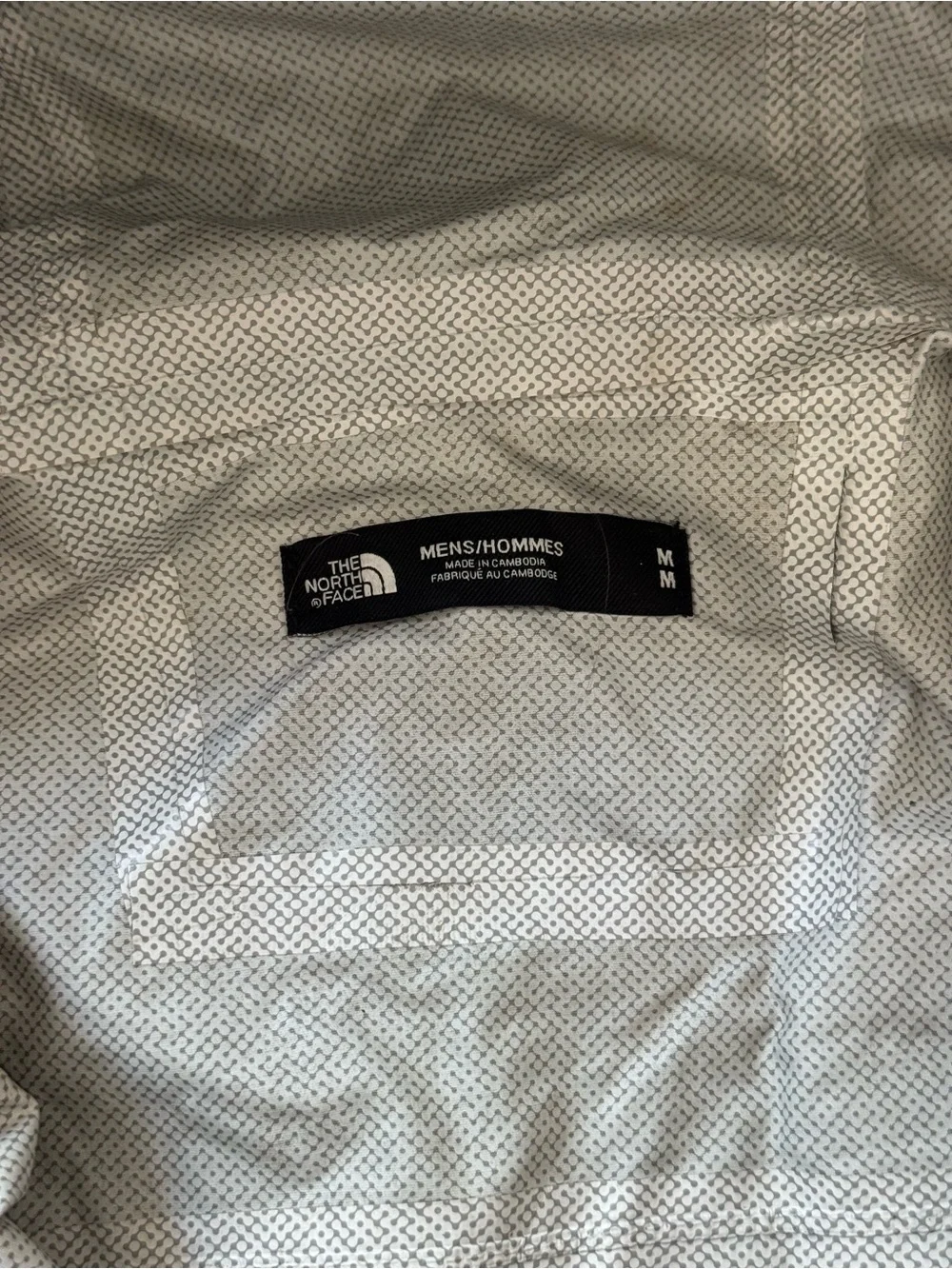 The North Face light gray